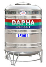 Bồn nước inox Dapha R 1500 lít