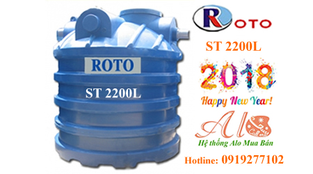 Bồn tự hoại Roto 2200 lít