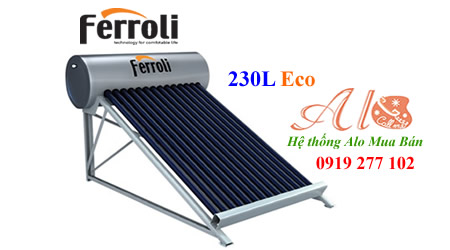 Máy nước nóng năng lượng mặt trời Ferroli 230L