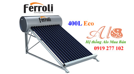Máy nước nóng năng lượng mặt trời Ferroli 400 lít
