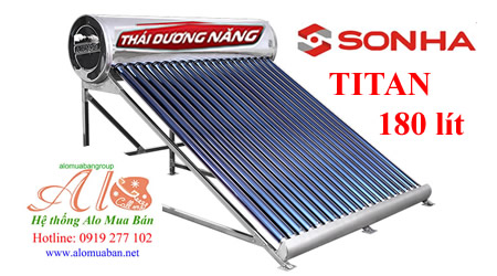 Máy năng lượng mặt trời Thái Dương Năng 180 lít titan