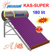 Máy nước nóng năng lượng mặt trời Megasun 180L KAS-SUPER